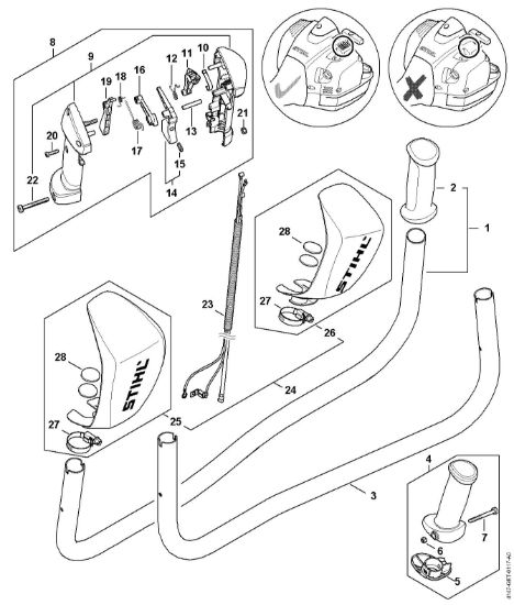 Picture of Impugnatura a manubrio FS 410 (4147)