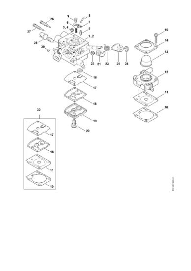 Picture of Carburatore 4147/24, 4147/25 FS 410 C-E