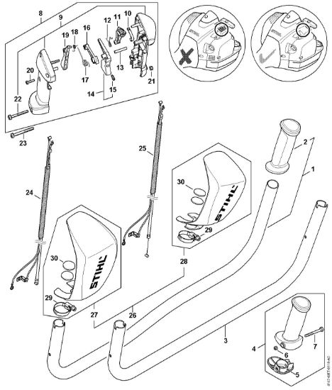 Picture of Impugnatura a manubrio FS 410 C-EM