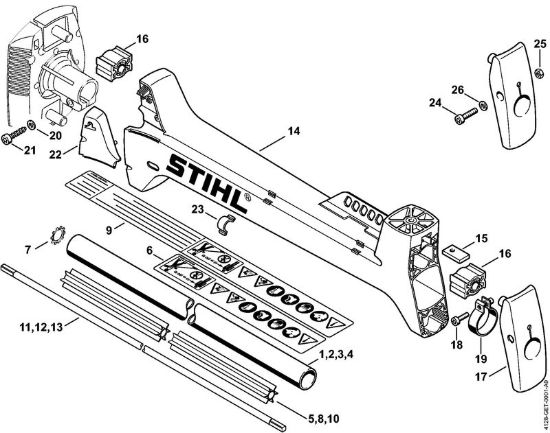 Stelo Decespugliatori (FS) FS 480-L della marca STIHL