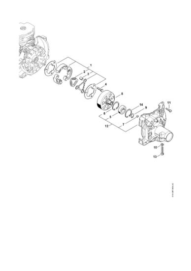 Picture of Frizione, scatola frizione FS 490 C-EM