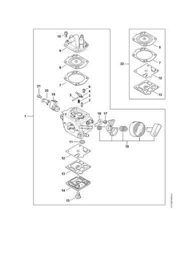 Picture of Carburatore FS 491 C-EM L