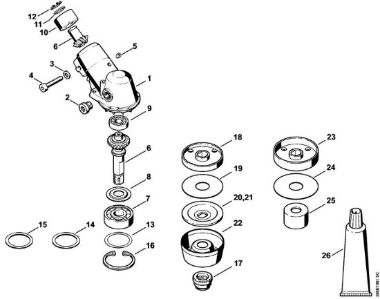 Riduttore Decespugliatori (FS) FS 550-L della marca STIHL