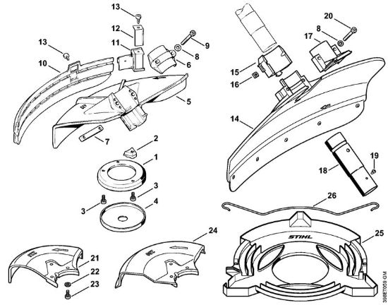 Riparo Decespugliatori (FS) FS 550-L della marca STIHL