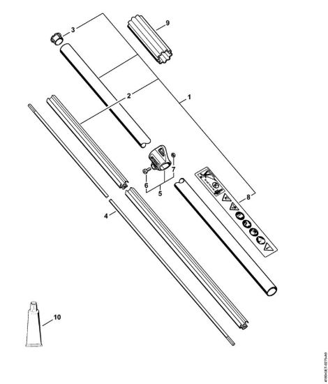 Stelo FS 111 R Decespugliatrici (FS) FS 111 R della marca STIHL