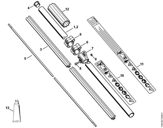 Stelo Decespugliatrici (FS) FS 130 R della marca STIHL