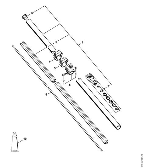 Stelo FS 131 Decespugliatrici (FS) FS 131 della marca STIHL