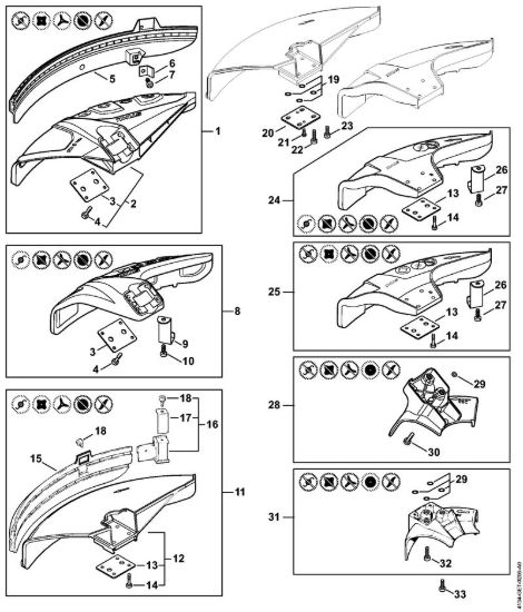 Riparo Decespugliatrici (FS) FS 200 R della marca STIHL