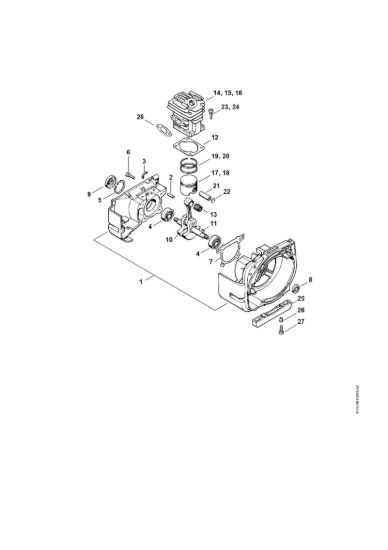 Picture of Carter albero a gomito, cilindro FS 220
