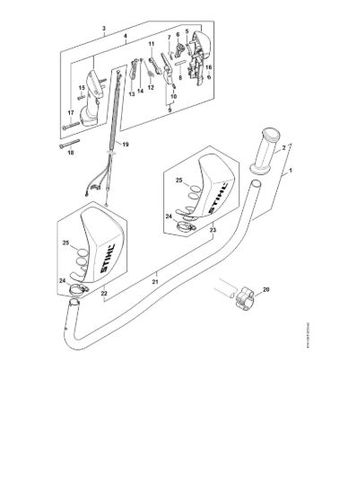 Picture of Impugnatura a manubrio FS 240 FS 240 C-E