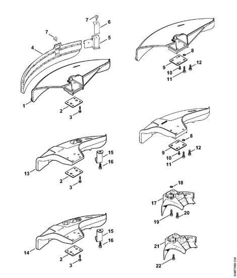 Riparo Decespugliatrici (FS) FS 280 della marca STIHL