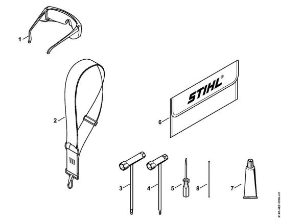 Attrezzi, accessorio a richiesta Decespugliatrici (FS) FS 45 C-E della marca STIHL