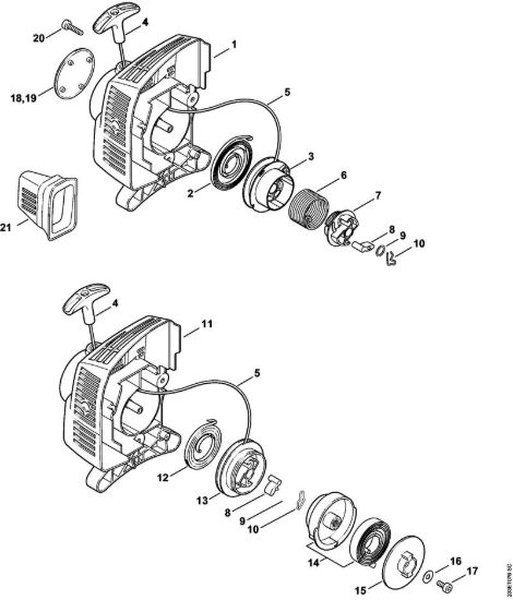 Dispositivo di avviamento ErgoStart Decespugliatrici (FS) FS 55 C-E della marca STIHL