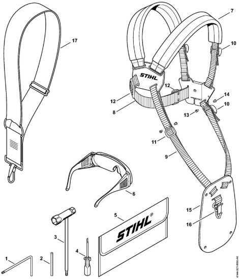 Attrezzi, accessorio a richiesta Decespugliatrici (FS) FS 56 C-E della marca STIHL