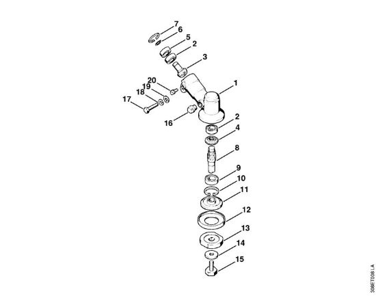 Riduttore Decespugliatrici (FS) FS 65 AVRE della marca STIHL