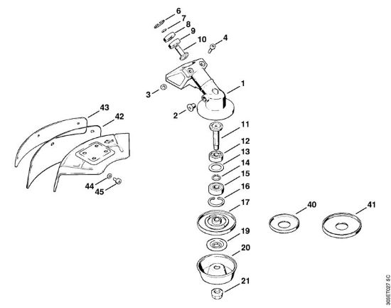 Riduttore FS 66 Decespugliatrici (FS) FS 66 della marca STIHL