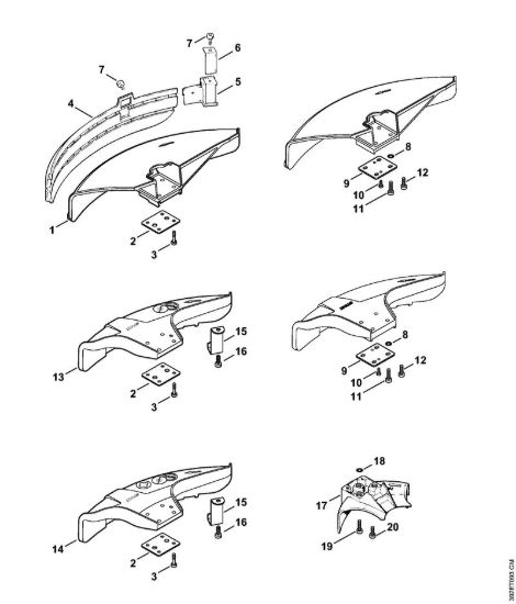 Riparo Decespugliatrici (FS) FS 74 della marca STIHL