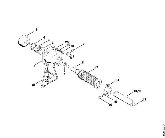 Corpo frizione, stelo Decespugliatrici (FS) FS 80 AVRE della marca STIHL