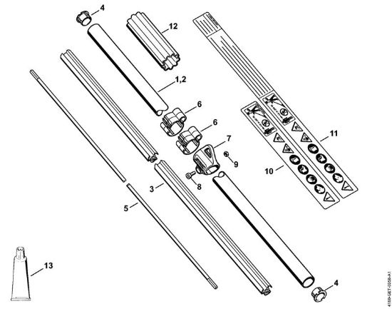 Stelo Decespugliatrici (FS) FS 90 R della marca STIHL