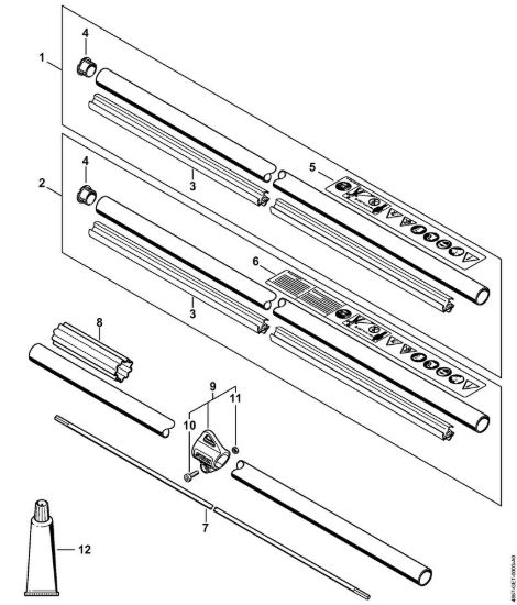 Stelo Decespugliatrici a batteria (FSA) FSA 130 R della marca STIHL