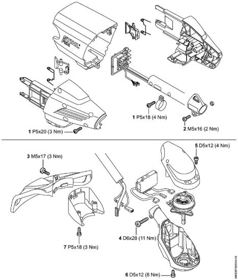 Coppie di serraggio Decespugliatrici a batteria (FSA) FSA 90 della marca STIHL