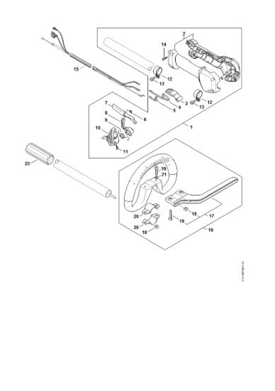 Picture of Impugnatura di comando FR 460 TC-E