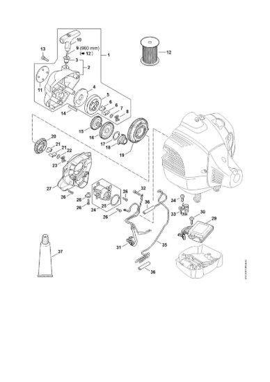 Picture of Dispositivo avviamento FR 460 Elektrostart FR 460 TC-EFM