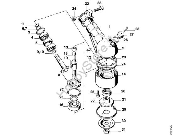 Riduttore Decespugliatori (FS) FS 08 della marca STIHL
