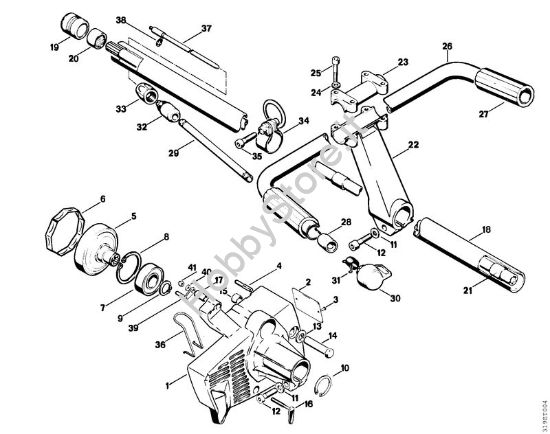 Corpo frizione, stelo Decespugliatori (FS) FS 150 della marca STIHL