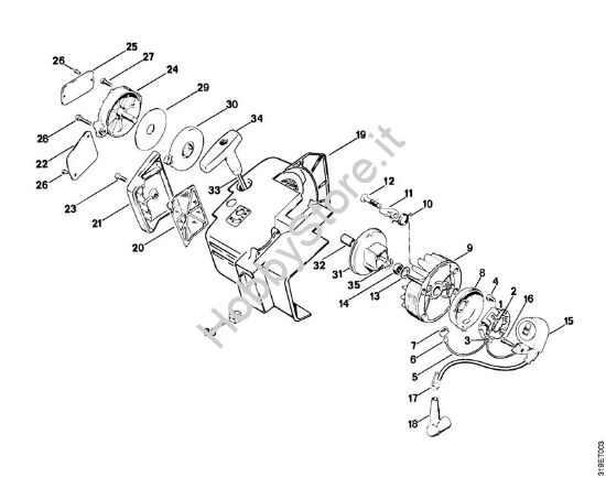 Impianto di accesione Decespugliatori (FS) FS 151 della marca STIHL