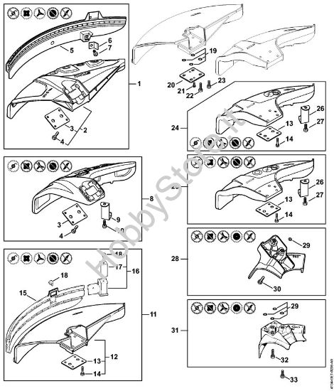 Riparo Decespugliatori (FS) FS 200 della marca STIHL