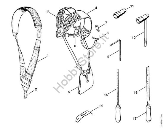 Attrezzi, accessorio a richiesta Decespugliatori (FS) FS 202 della marca STIHL