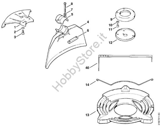 Riparo Decespugliatori (FS) FS 202 della marca STIHL