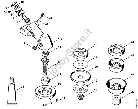 Riduttore Decespugliatori (FS) FS 300 della marca STIHL