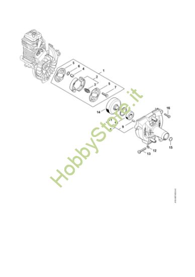 Picture of Frizione, carenatura ventola FS 311