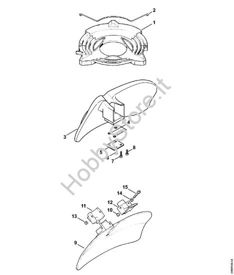 Riparo per trasporto, riparo per trinciatura Decespugliatori (FS) FS 350 della marca STIHL