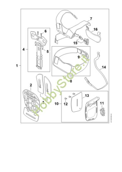 Picture of Cintura ADVANCE X-TREEm per silvicoltura FS 410 C-E K