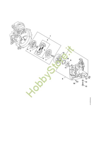 Picture of Frizione, scatola frizione FS 411 C-EM L