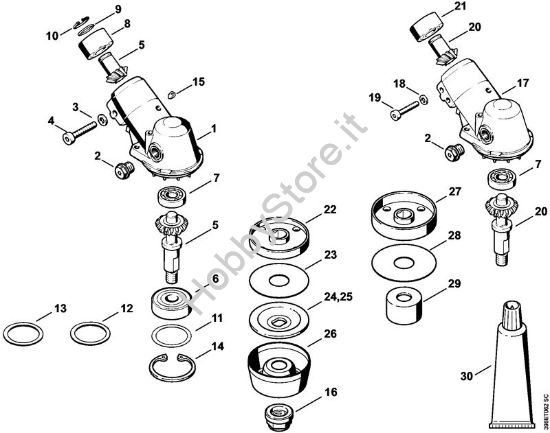 Riduttore Decespugliatori (FS) FS 420 della marca STIHL