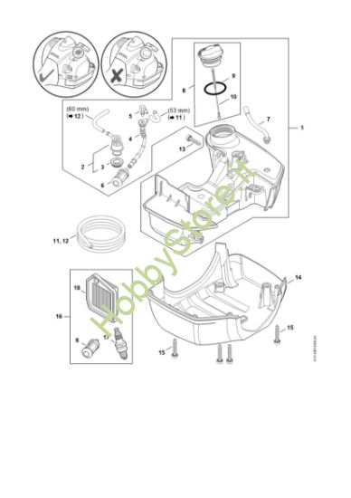 Picture of Serbatoio carburante FS 460 C-EM K