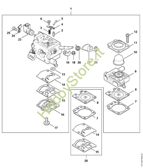 Picture of Carburatore FS 461 C-EM L