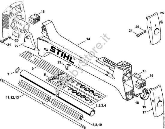 Stelo Decespugliatori (FS) FS 480 della marca STIHL