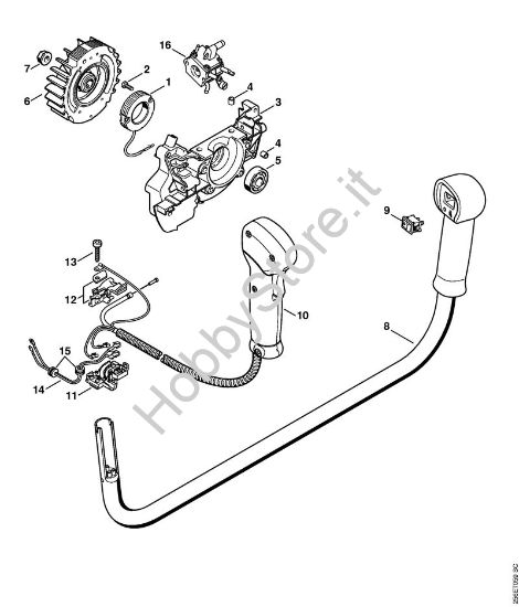 Riscaldamento dell'impugnatura Decespugliatori (FS) FS 480-KW della marca STIHL