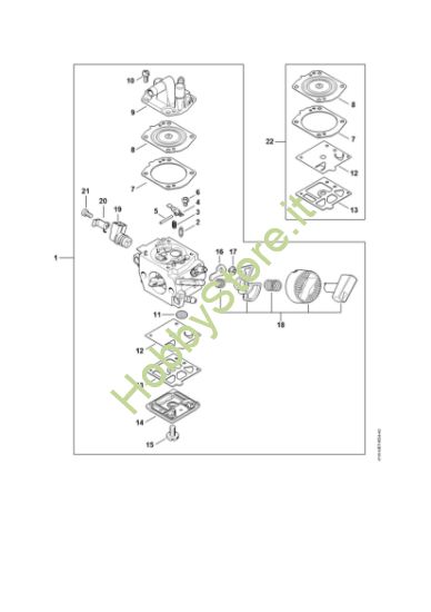 Picture of Carburatore FS 491 C-EM L