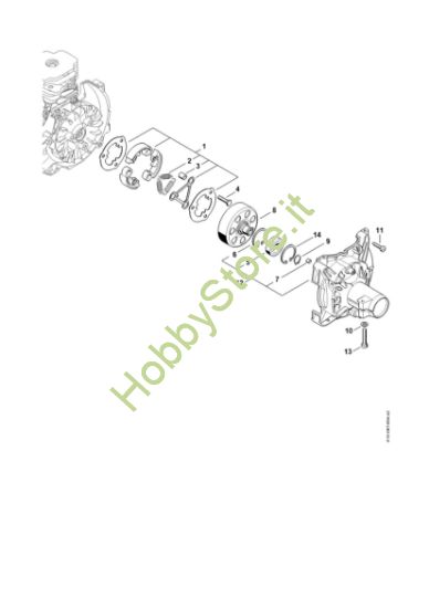 Picture of Frizione, scatola frizione FS 491 C-EM L