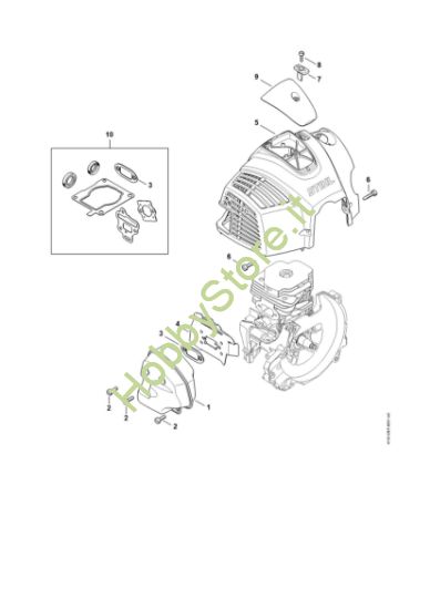 Picture of Silenziatore, cappottatura FS 491 C-EM L
