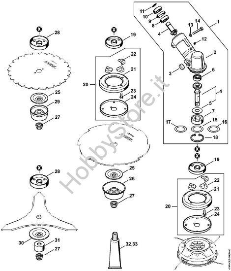 Riduttore Decespugliatori (FS) FS 560 C-EM della marca STIHL