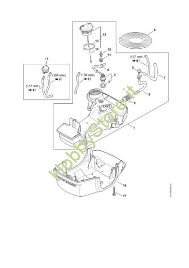 Picture of Serbatoio carburante FS 561 C-EM