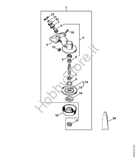Riduttore Decespugliatrici (FS) FS 100 R della marca STIHL