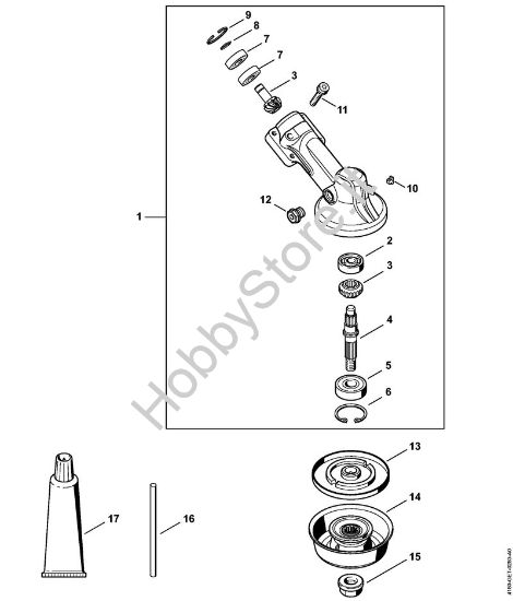 Riduttore Decespugliatrici (FS) FS 111 della marca STIHL